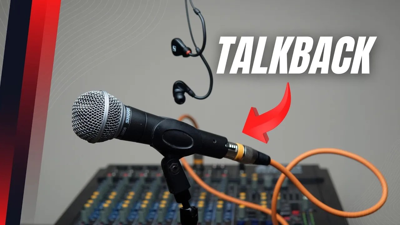 Set Up Talkback Mics for your Musicians with Analog Mixer