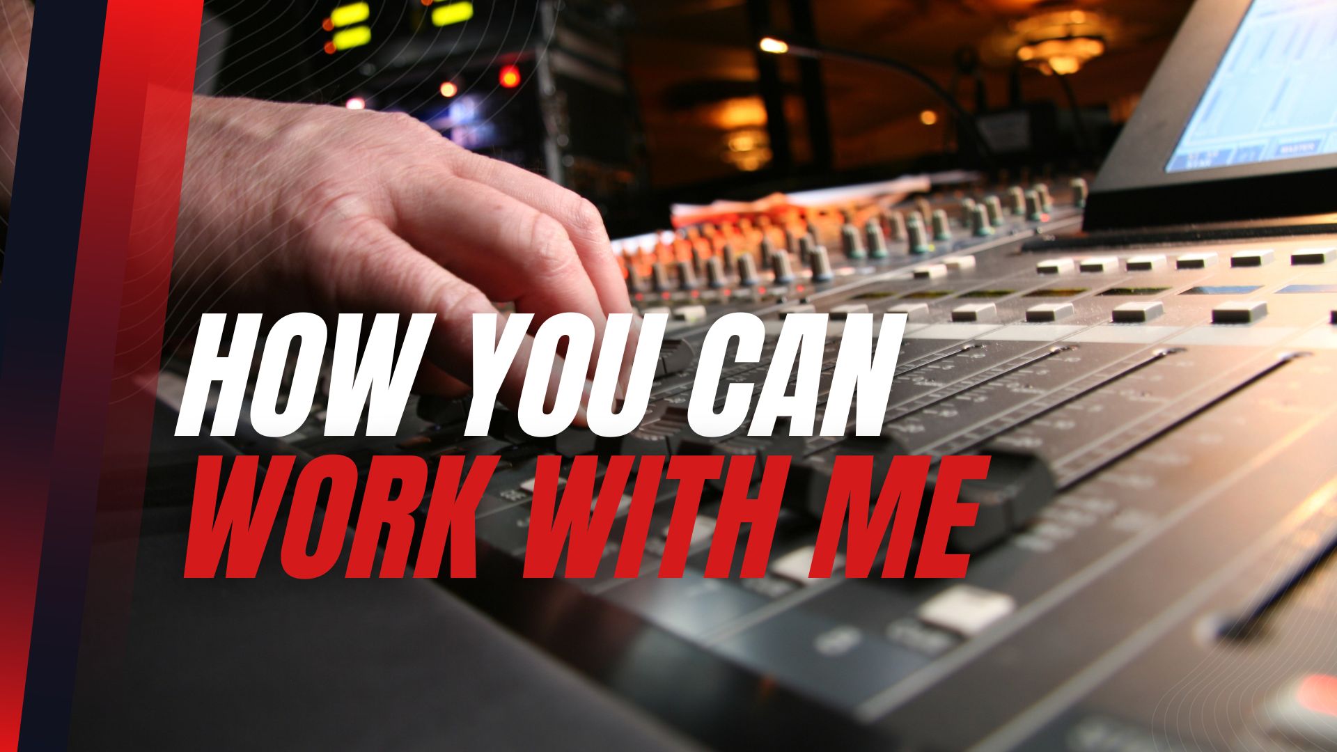 Using In-Ear Monitors with Analog Mixing Console